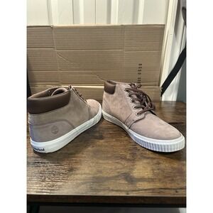 Timberland Skyla Bay Chukka Women 9.5 Taupe Nubuck Sneaker Boot A2KWC Casual